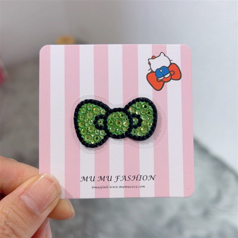 mumu饰品卡通水钻蝴蝶结贴纸咕卡手帐素材手机随心贴自由搭配