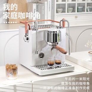 DHRON迪揽海豚7107pro意式半自动咖啡机家用小型商用奶茶店蒸汽式