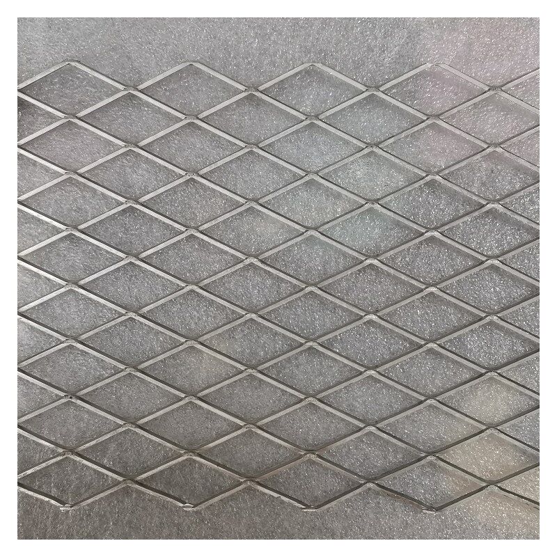 店铺装修定制商城吊顶天花装饰菱形金属钢板网通风幕墙防锈拉伸网