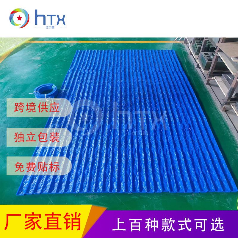 跨境水泥压花长条模具pu仿石纹里游泳池厨房墙体边缘手动按压模板