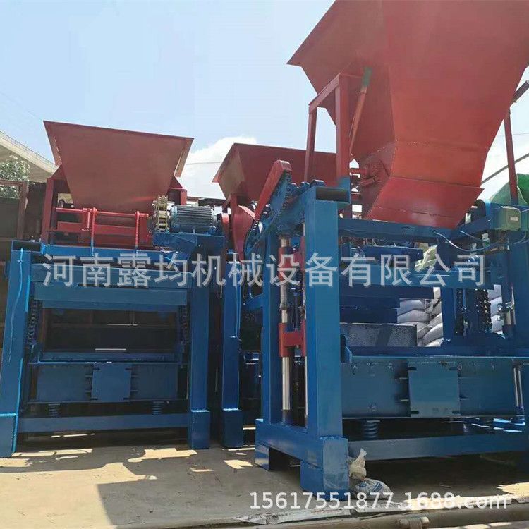 自产自销砖机 全自动混凝土粘土打转机 液压空心实心免烧砖机