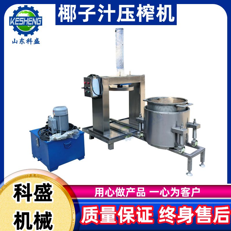 液压压榨机 豆渣压榨汁渣分离机 椰子汁姜汁榨汁机