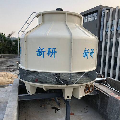 供应新研冷却塔 圆型玻璃钢逆流式工业冷却水塔 东莞新研冷却塔