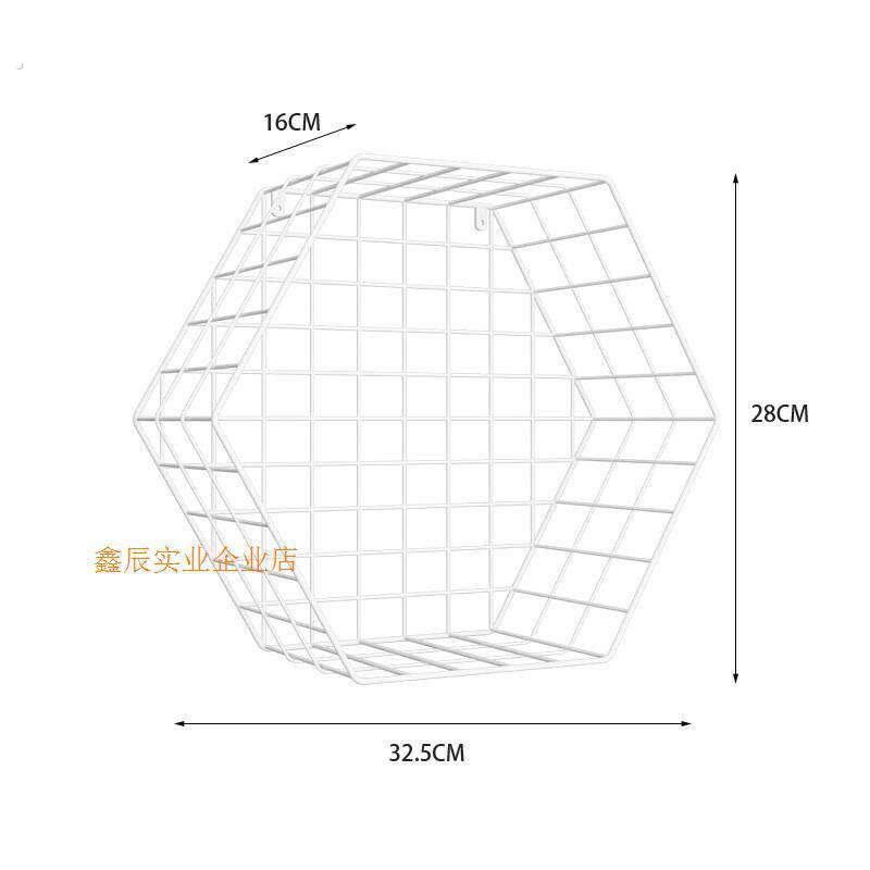 毛巾架理髲店置物架高颜值简易美发店专用挂在墙上的美容院墙柜免