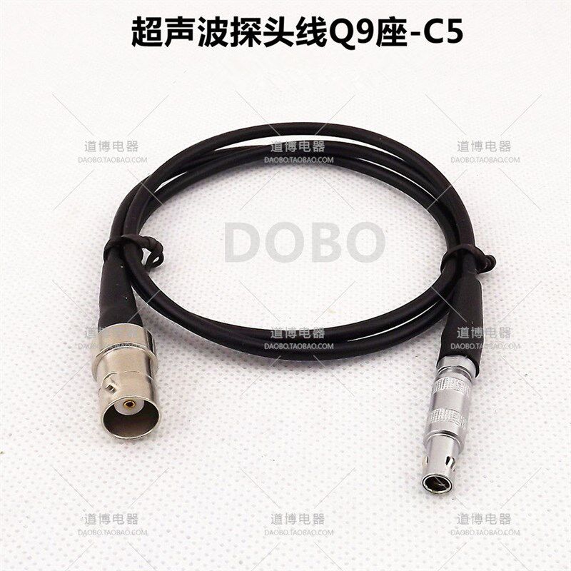 Q9C5超音波监视器线BNC-FFA.00探伤仪连接线Q9母头C5公头同轴RG17