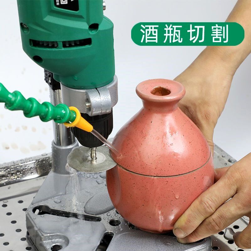 德国进口盾邦小型手台钻手电钻支架酒瓶打磨开孔创意DIY陶瓷切割