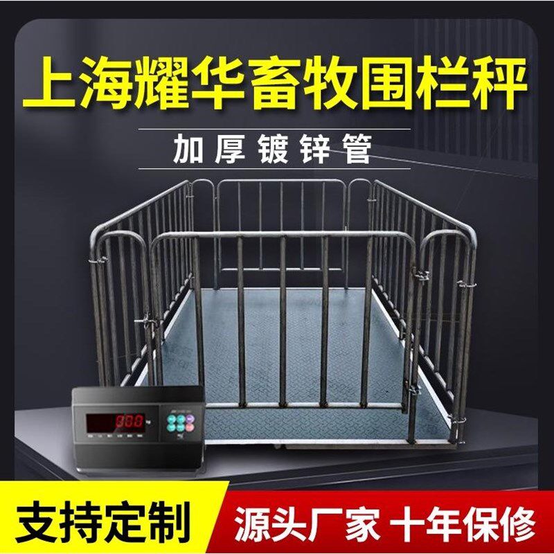 德国进口上海耀华电子小地磅防抖防控家用围栏称猪称牛地磅电子地