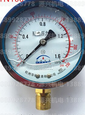 富阳华科 YN100 25 40 mpa 抗震压力表 耐震压力表 油表 包邮