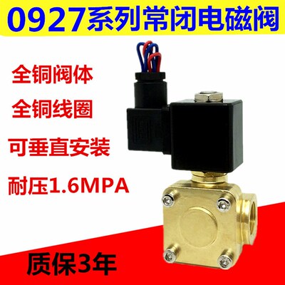 先导式电磁阀0927200 可竖向安装4分/6分/1寸高压水阀16KG220V24V