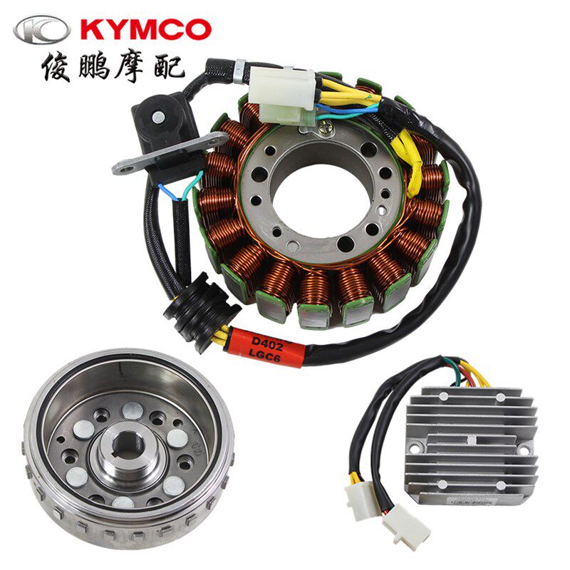 光阳原厂AK550 CK600T-10 新款550 磁电机线圈 整流器 稳压器充电