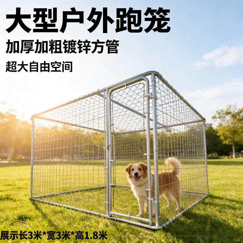 狗笼大型大狗用大型犬笼具狗窝藏獒笼子定制防狗跑笼子空间大户外
