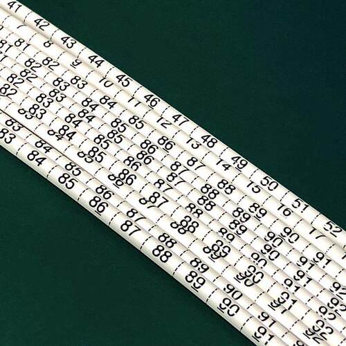 0-99热缩号码管编号管 数字管线束标识防水电线编码管打印字半切