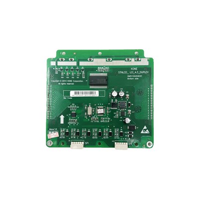 通力电梯4.3寸并联液晶外呼显示板KM51104203G01蓝屏KM1373008G01