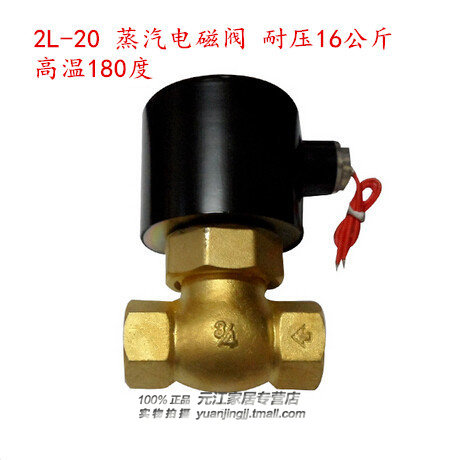 2L-20蒸汽电磁阀 气阀DN20 6分 高温180度 高压16KG AC220V DC24V