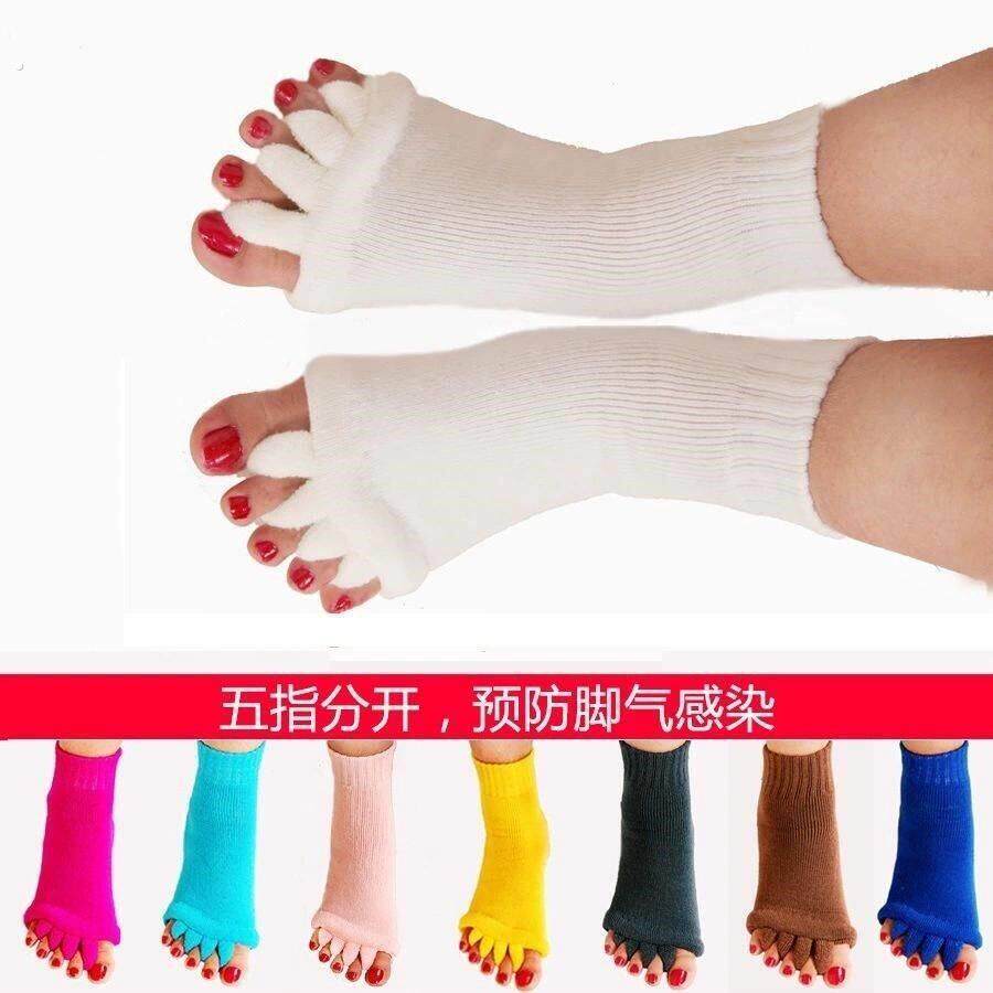 脚趾重叠分离五指袜分趾袜辅助脚趾变形袜子拇外翻辅助舒适睡眠袜