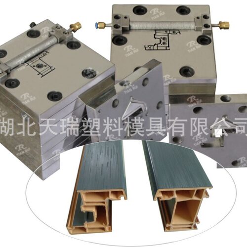 模具工厂外贸出口定制WPC挤出模具，室内木塑型材挤出机模具