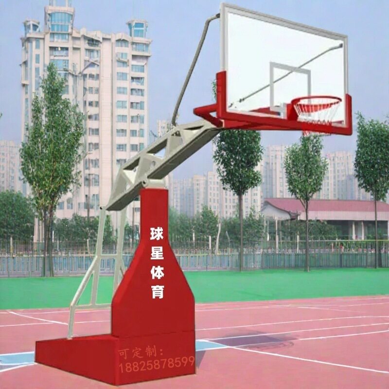 深圳大鹏龙华宝安西乡液压球星移动篮球架惠州蓝球架惠城惠篮球架