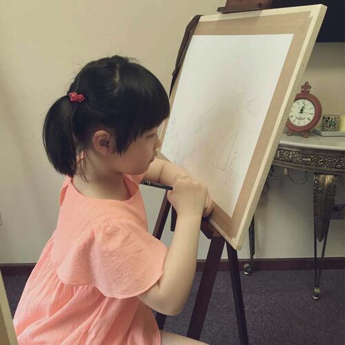 双丰牌正品椴木4K画板儿童画架画板木质儿童素描套装折叠多功能