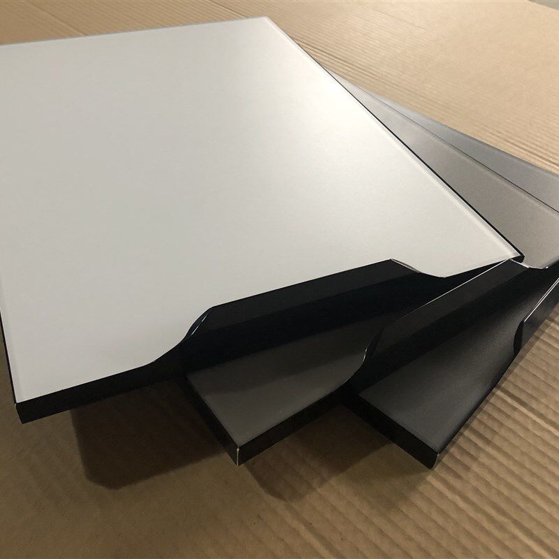 隐框门3c钢化玻璃 橱柜门定做 晶钢门板 厨房金刚门订做隐形边框