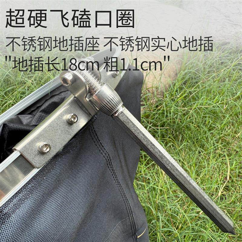 鱼护大物专用不伤鱼大力马编织高端黑坑千斤渔护新型钓鱼网兜鱼户