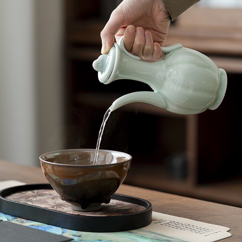 宋代点茶器具套装茶筅兔毫建盏仿宋影青点茶全套茶具抹茶工具