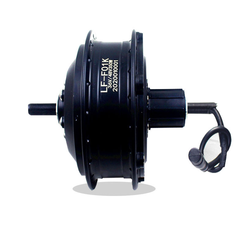 新品山地车改装电动自行车轮组36V48V250W350W前后驱无刷有齿电机
