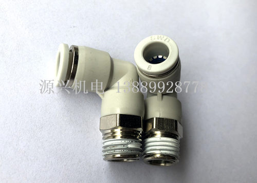 气动快插PL8-02快速PL4-M5气管PL6-01接头PL10-03螺纹弯通L型直通