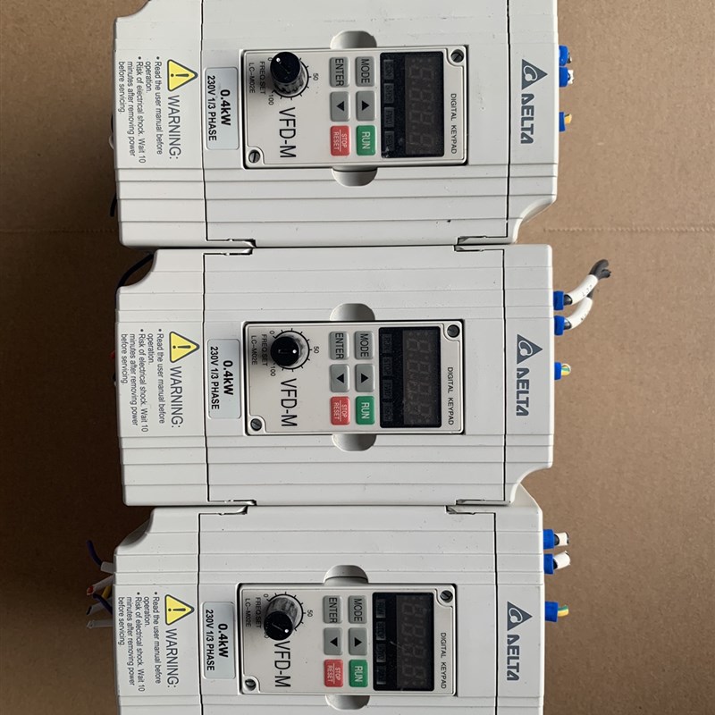 二手拆机台达变频器VFD-M,0.4KW,0.75KW,1.5KW,2.2KW,3.7KW
