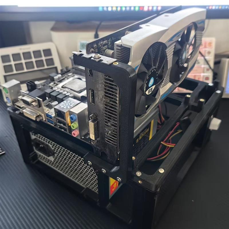 3D打印机箱支持matx主板ATX电源开放便携式diy台式机电脑开放机架