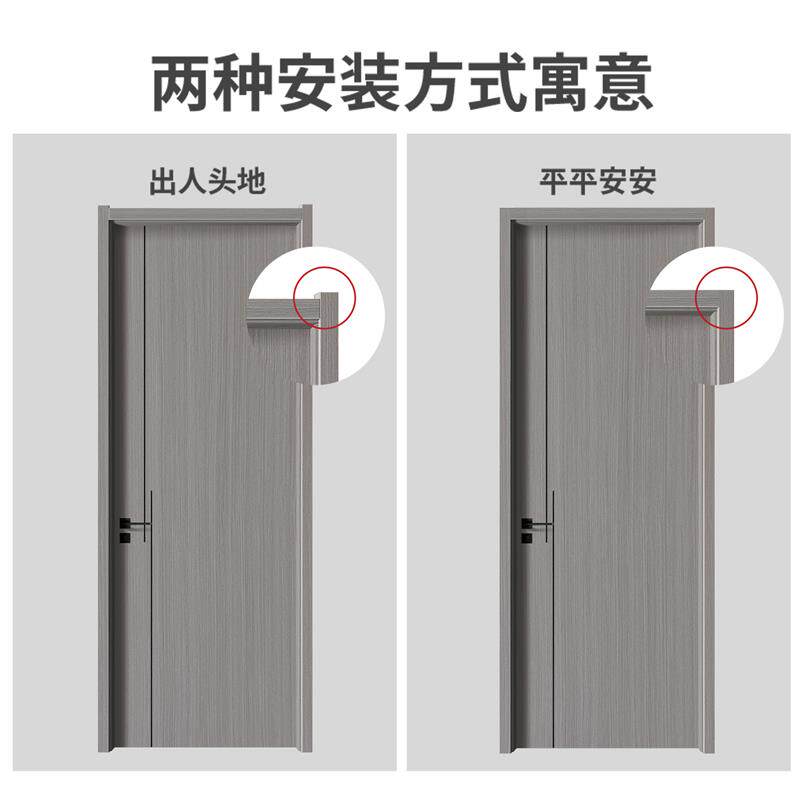 卧室门木门室内门套装门免漆门房间门烤漆门碳晶门实木门家用原木