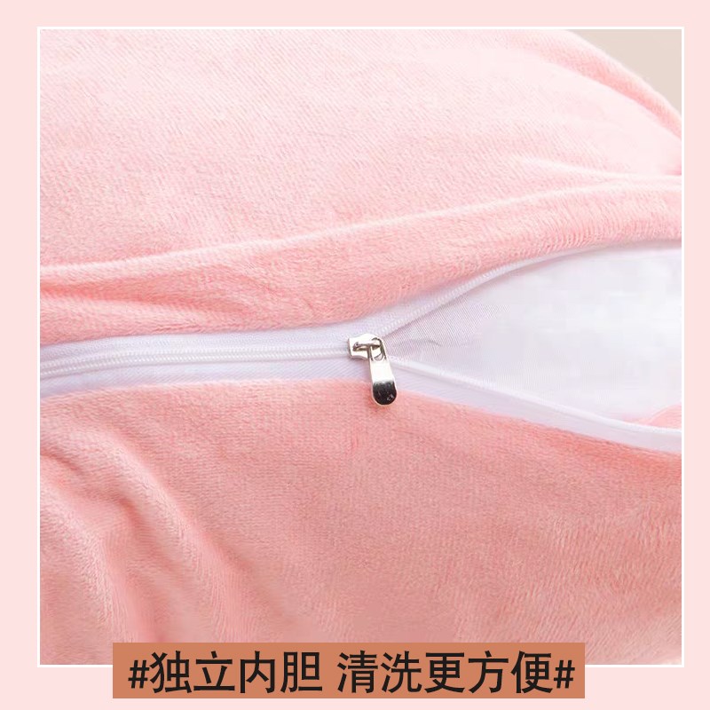 床头软包靠垫儿童卧室床上冰丝靠枕可拆洗夏天女孩睡觉抱枕靠背垫