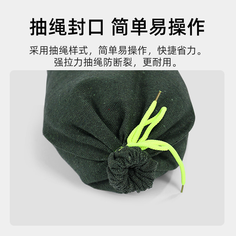 50个装防汛专用沙袋防洪防水消防帆布沙包袋挡水吸水膨胀袋车库