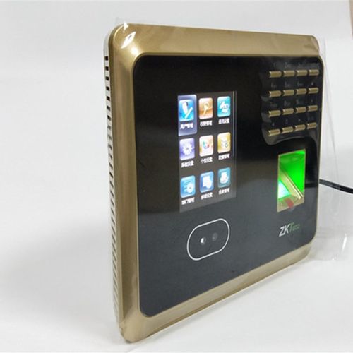 中控智慧UF100plus人脸考勤机中控UF100plus指纹打卡机英文考勤机