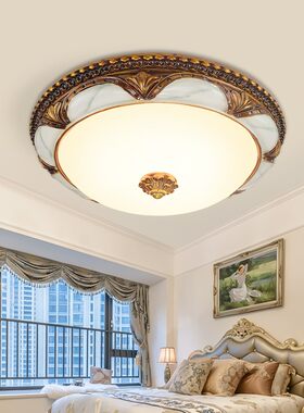 欧式吸顶灯led卧室客厅阳台过道玄关入户门厅简约圆形遥控主卧灯
