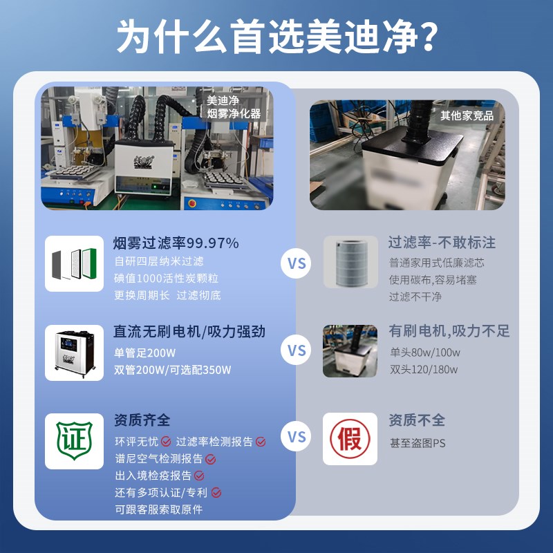 焊锡烟雾净化器移动式工业吸烟排烟器激光雕刻打标焊接烟尘净化器