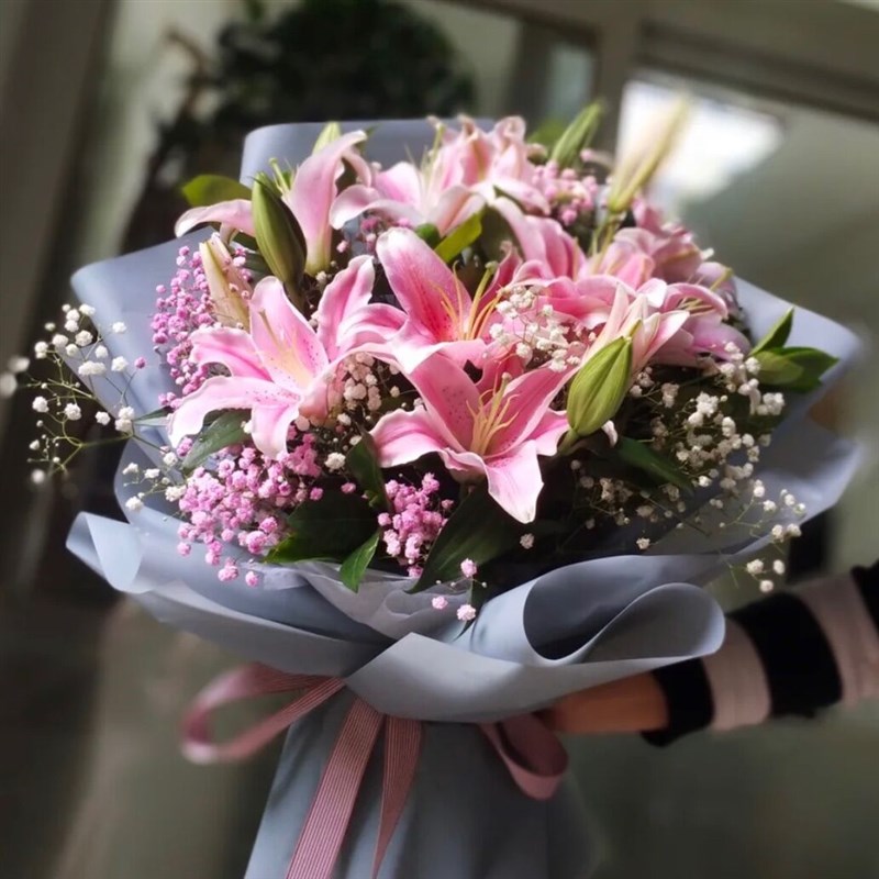 烟台鲜花速递百合花束同城配送牟平福山莱山芝罘龙口招远莱州莱阳