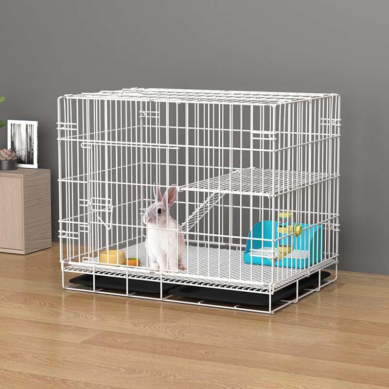 貂笼子家用室内兔笼子荷兰猪豚鼠笼自动清粪宠物松鼠加密铁笼子