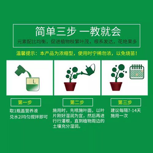 浓缩园艺植物营养肥料绿植盆栽通用型营养液500ml