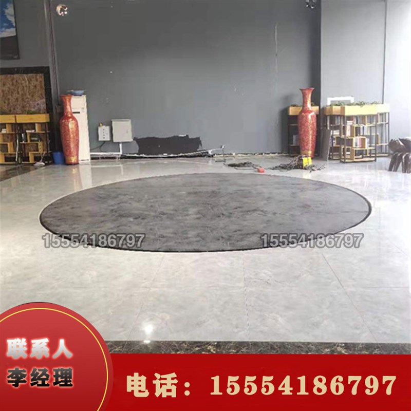 4S店汽车自动旋转展台电动升降台简易展示台舞台调头转盘工作台