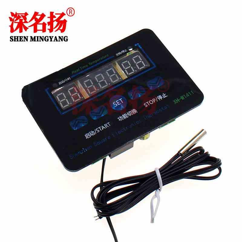 W1411 数字温控器 三显多能温度控 制器控温控制开关 -19~功99