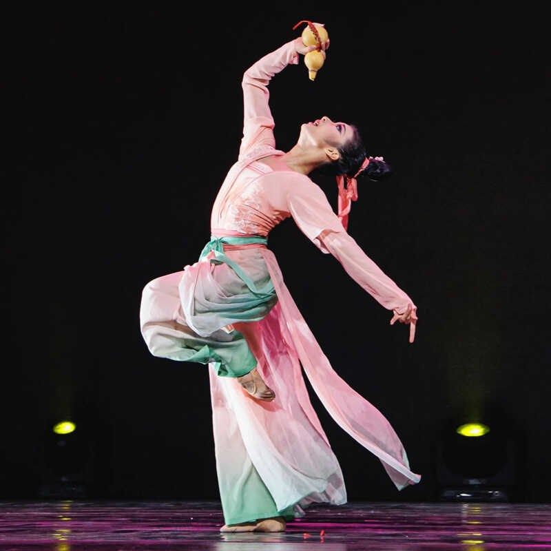 古典舞演出舞蹈服醉花溪中国风女子艺考剧目表演服舞台装飘逸古风