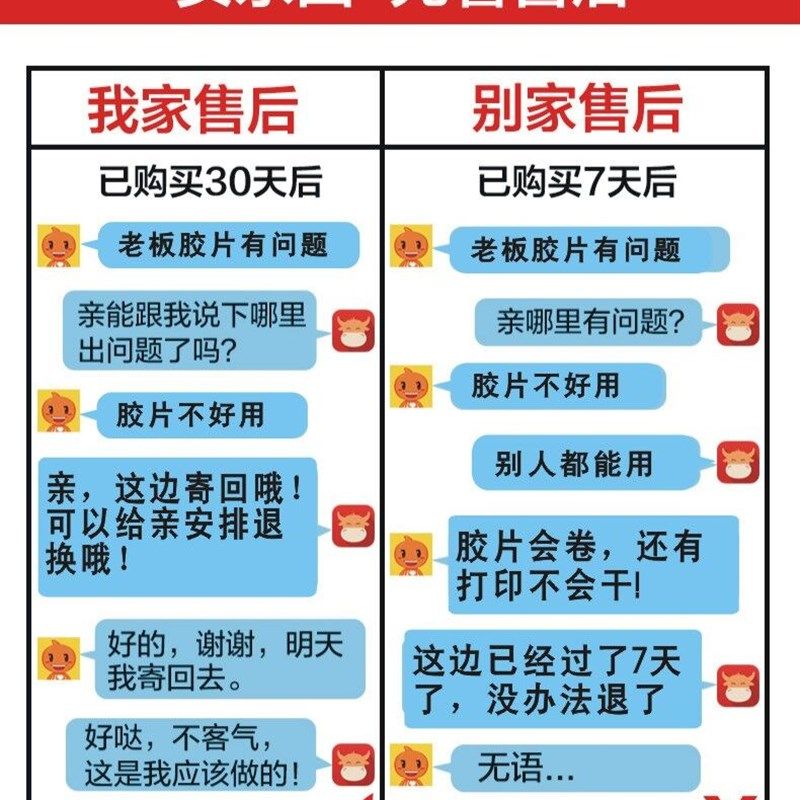 医院用胶片瓷白喷墨片胶片A4胶透明纸