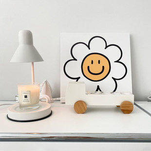 emoji表情客厅装 创意壁画北欧风卧室挂画简约趣味背景墙 饰画个性