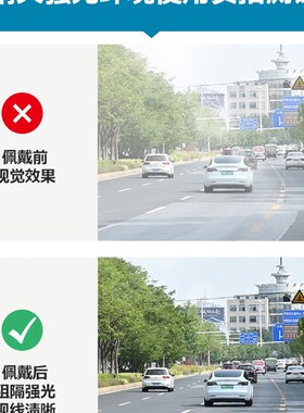夹片式墨镜男女方形近视眼镜太阳镜片防紫外线开车钓鱼高清偏光镜