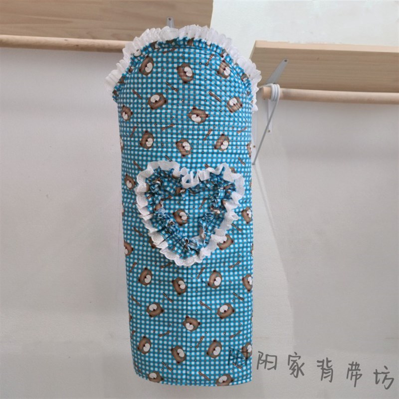 婴儿背带云南老式背带桃心花边背带后背