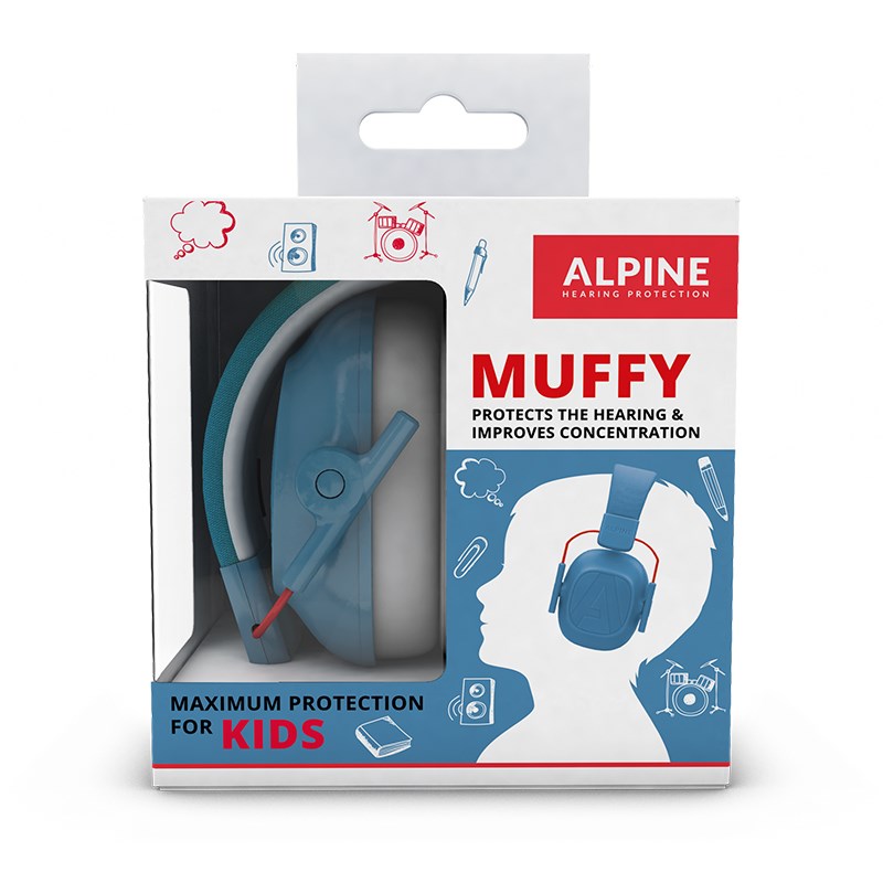 荷兰原装 Alpine 乐手鼓手音乐节演唱会隔音降噪耳罩 MUFFY儿童版