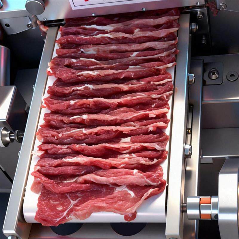 仿手工鲜肉切片机 多功能切片机 牛羊肉切片机 全自动鲜肉切片机