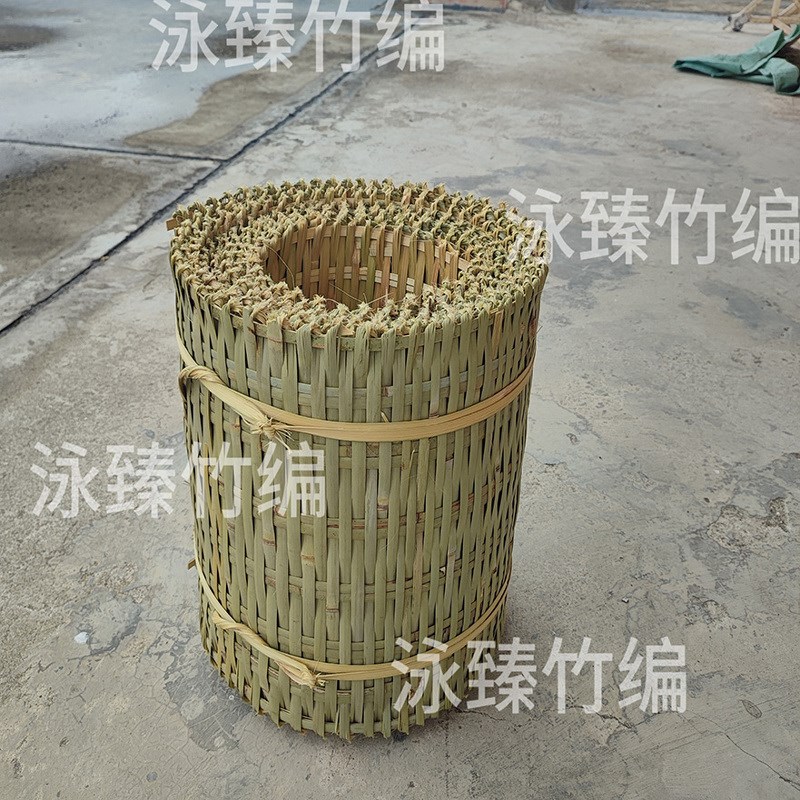 纯手工编织竹围竹编栅栏围栏围网围挡围墙篱笆竹篾达圈养鸡鸭竹栏