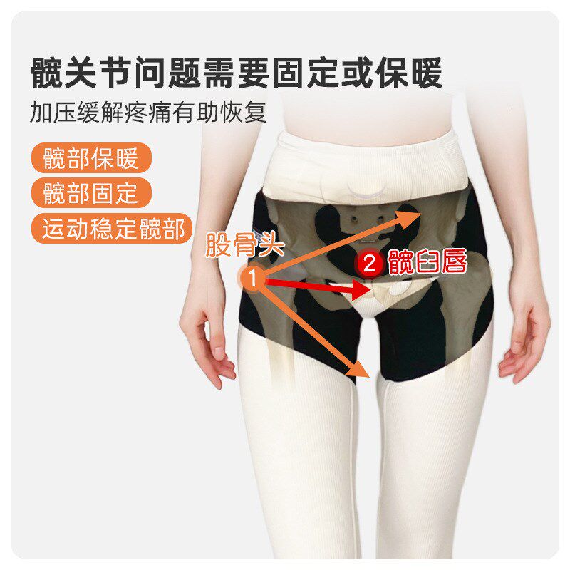 大腿吸脂术后护髋带弹力固定带髋关节盆骨大腿护胯加压束缚绷带女