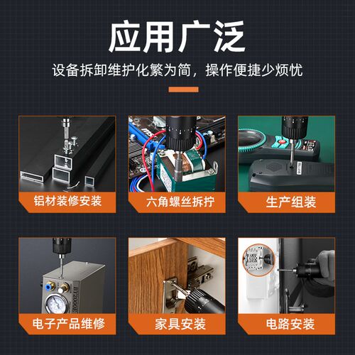 电动螺丝起子电动起子小型升级无刷马达BY10WS电动起子机大扭力打